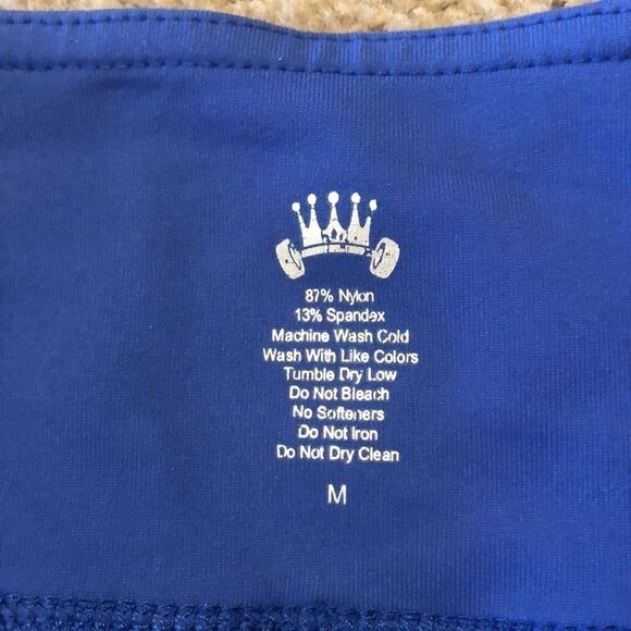 BLUE leggings with vented sides - Picture 5 of 7